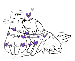 In Love Hund Sticker by greenpetfood