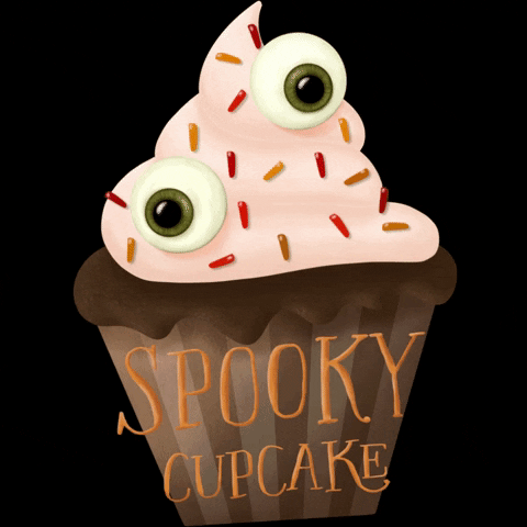 Halloween Cupcake GIF
