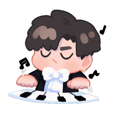Piano Edan Sticker