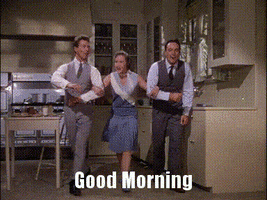 Good Morning Singing In The Rain GIFs - Find & Share on GIPHY
