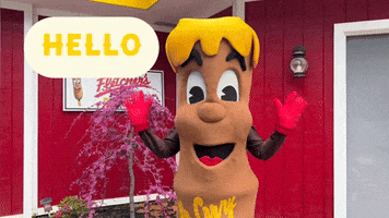 Whats Up Hello GIF by Fletcher’s Corny Dogs
