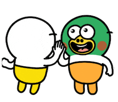 Happy We Did It Sticker by kwaesam