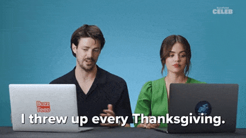 Throw Up Lucy Hale GIF by BuzzFeed