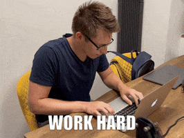 Work Hard GIF by Minner