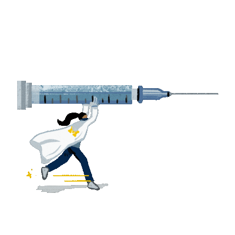 Medicine Vaccine Sticker by University of Michigan