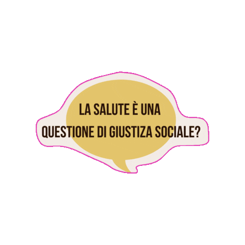 Malasalute? Pratiche sanitarie inclusive Sticker