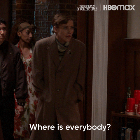 Where Is Everybody Party GIF by HBO Max