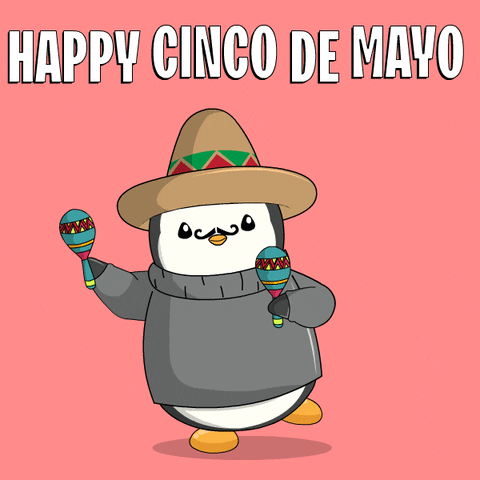 Happy Cinco Spanish GIF by Pudgy Penguins