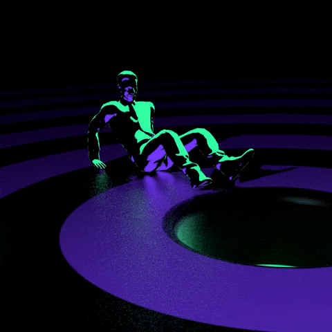 Scared 3D GIF by Sam Jack Gilmore