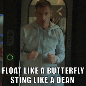 Float Like A Butterfly Sting Like A Dean Gifs Get The Best Gif On Giphy