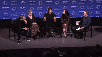 the walking dead fist bump GIF by The Paley Center for Media