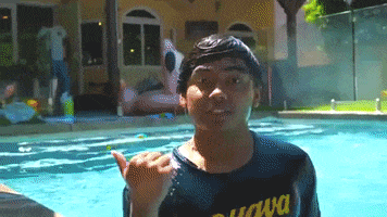 laugh pool GIF by Guava Juice