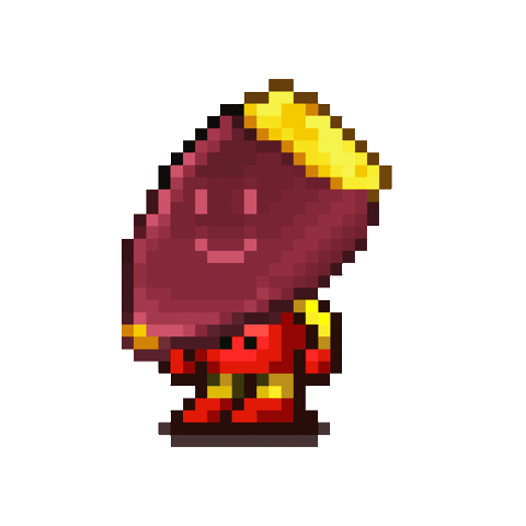 Sweet Potato Fall Sticker