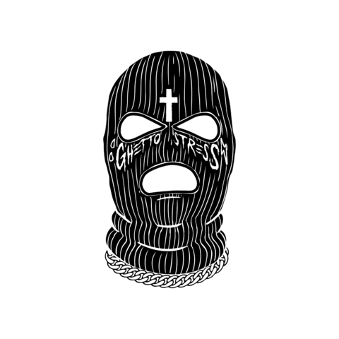 ghettostress Sticker