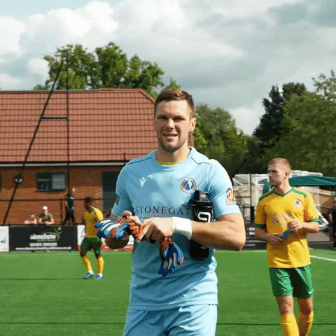 Wink Thanks GIF by Dorking Wanderers Football Club