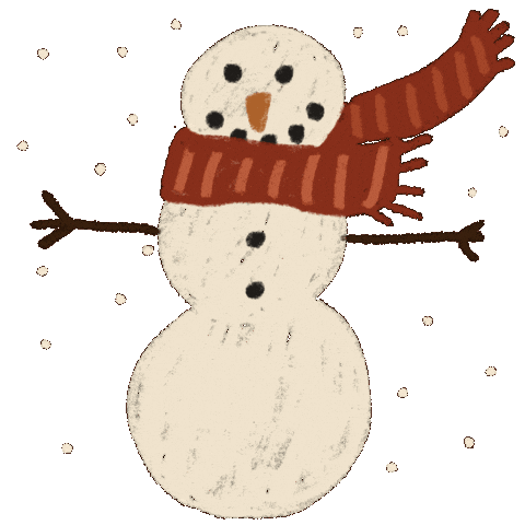 Snow Winter Sticker by Natasha Reddy Studio