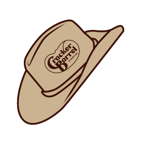 Cowboy Hat Sticker by Cracker Barrel