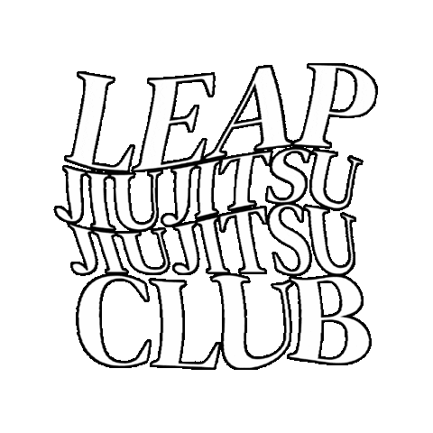 Leap Jiu Jitsu Sticker