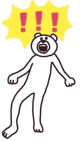 たかだべあ けたくま Sticker by takadabear