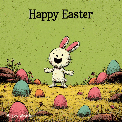 Easter Bunny GIF by Brzzy