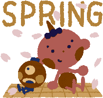 Cherry Blossom Illustration Sticker