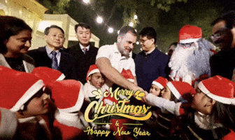 Rahul Gandhi Christmas GIF by Indian National Congress
