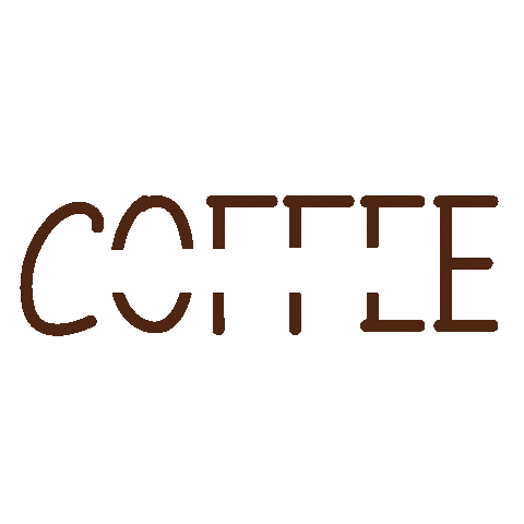 Coffee Typography Sticker