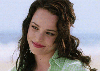 rachel biting GIF