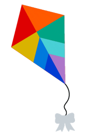 Flying Kite Runner Sticker by Erstwilder for iOS & Android | GIPHY