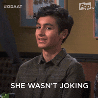 Serious Pop Tv GIF by One Day At A Time