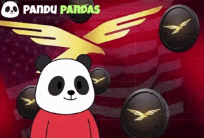 Donald Trump Panda GIF by Pandu Pandas