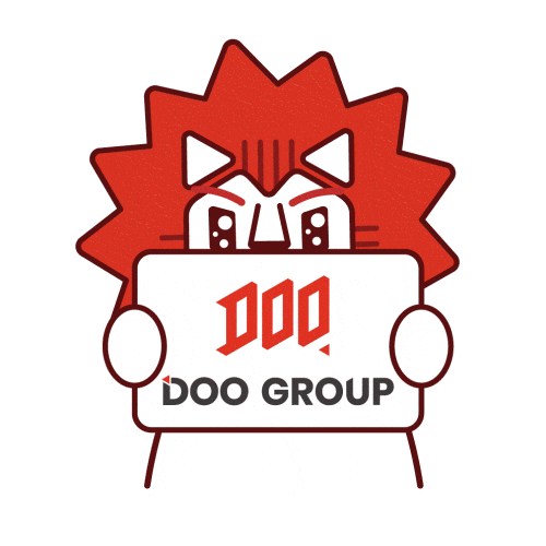 Lion Dooie Sticker by Doo Group