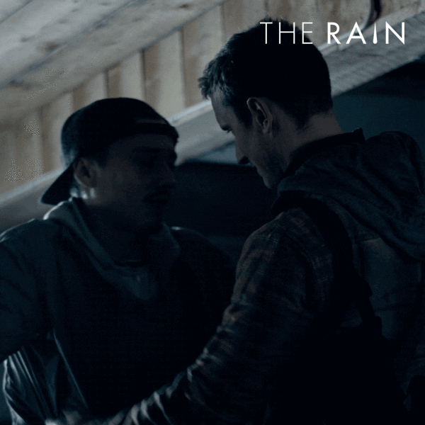 the rain hug GIF by The Rain Netflix