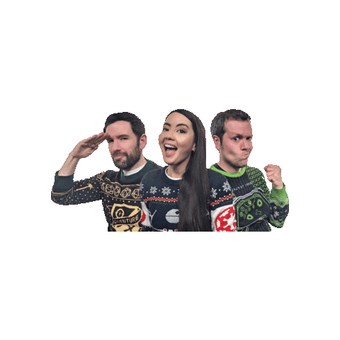 Youtube Ugly Christmas Sweater Sticker by outsidexbox