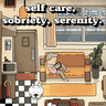 Self care, sobriety, serenity