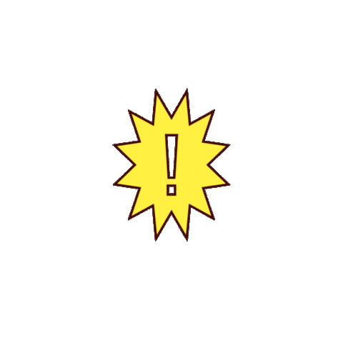 Exclamation Sticker by Herburg Weiland