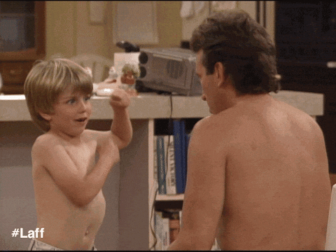 flexing 90's GIF by Laff