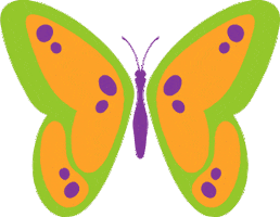 Butterfly Sticker by Huru International