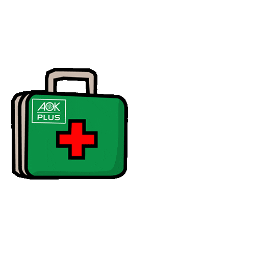 First Aid Lebensretter Sticker by AOK PLUS for iOS & Android GIPHY