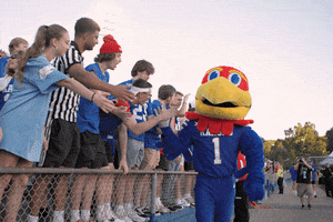 Game Time Pointing GIF by University of Kansas