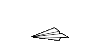 Flying Paper Airplane Sticker by Blutspenden beim DRK | Blutspendedienst NSTOB