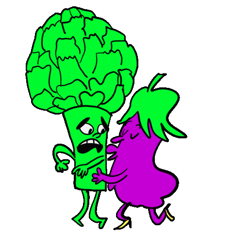 Vegetable Kiss Sticker