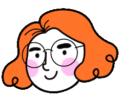 Pink Face Sticker