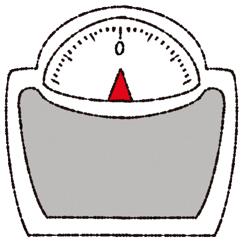 Weighing Too Much Sticker by patriciaoettel.illustration