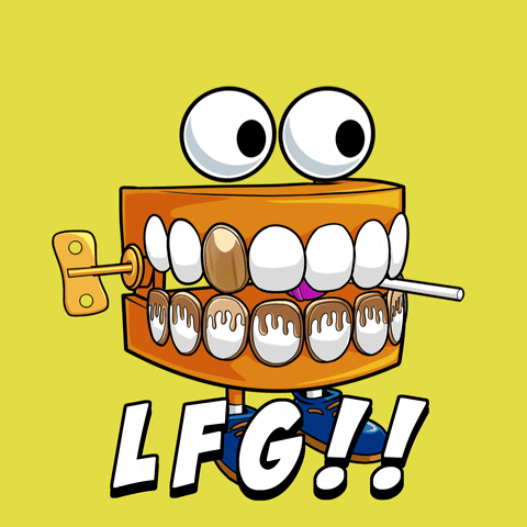 Happy Chattering Teeth GIF by Grillz Gang