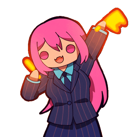 Happy Pink Sticker