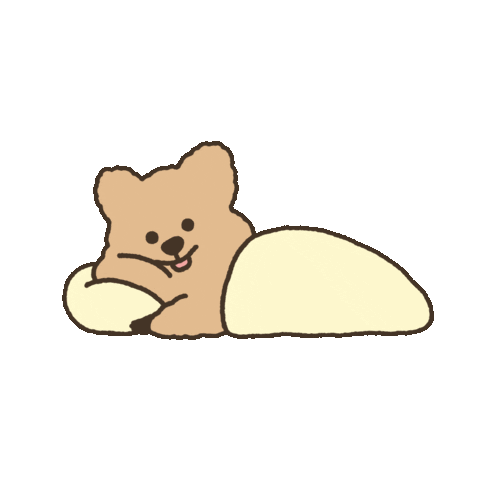 Tired Illustration Sticker