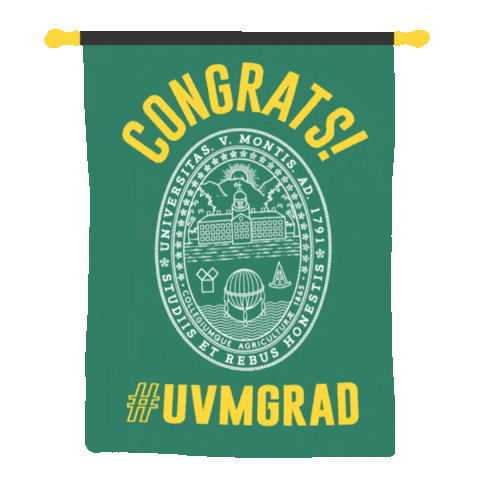 Graduation Commencement Sticker by University of Vermont