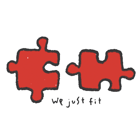 Puzzle Love Sticker