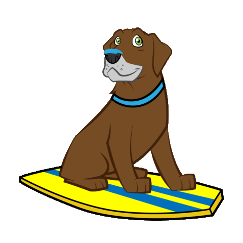 Bali Cacau Sticker by Bono Surf Dog